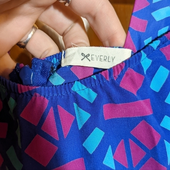 Everly A-line geometric dress - Picture 13 of 13